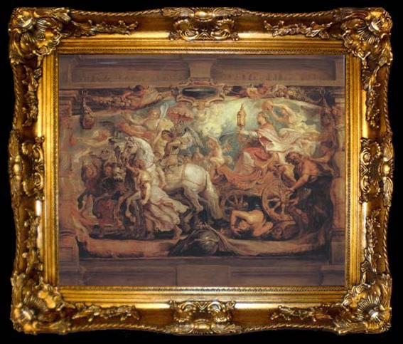 framed  Peter Paul Rubens The Triumph of the Church (mk05), ta009-2